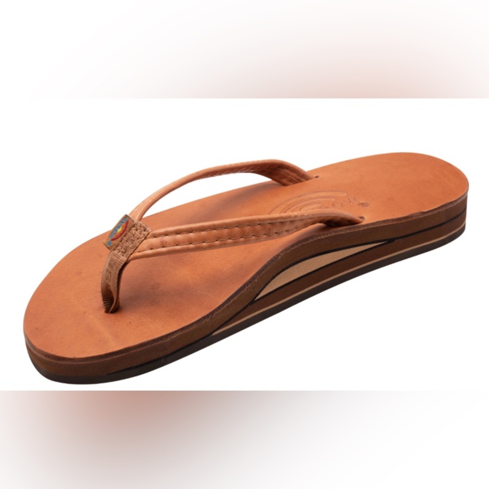 Rainbow Women's Luxury Leather Sandals - Tahitian Tan